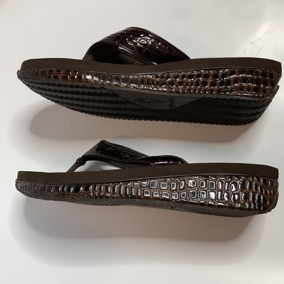 Volatile reptile‎ platform wedge sandals size 9 - Picture 6 of 7